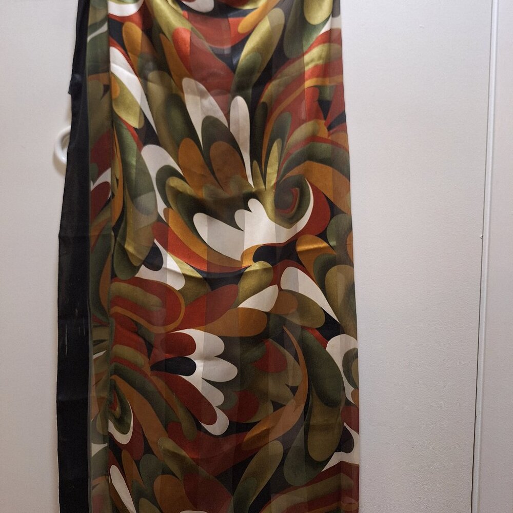 SILK MUTLI COLOUR SCARF.